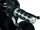 Kuryakyn ISO Grips 6227 Grips, Aluminum, Chrome, 125 mm. Length, 1 in. Bars, Pair thumbnail 5