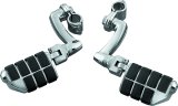 Kuryakyn Longhorn Highway Pegs 7980 Foot Pegs, Highway, Dually Style, Steel, Chrome, Mounts, 1 in. Magnum Quick Clamps, Kit thumbnail 3