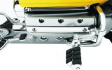 Kuryakyn Longhorn Highway Pegs 7980 Foot Pegs, Highway, Dually Style, Steel, Chrome, Mounts, 1 in. Magnum Quick Clamps, Kit thumbnail 5