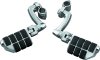Kuryakyn Longhorn Highway Pegs 7980 Foot Pegs, Highway, Dually Style, Steel, Chrome, Mounts, 1 in. Magnum Quick Clamps, Kit thumbnail 6