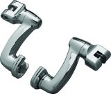 Kuryakyn Foot Peg Mounts 8016 Mounts, Front, Steel, Chrome, Pair thumbnail 2