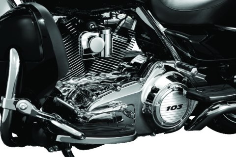 Kuryakyn Inner Primary Covers 8397 Covers, Steel, Chrome, Bolts Included, Harley-Davidson®, Kit thumbnail 6