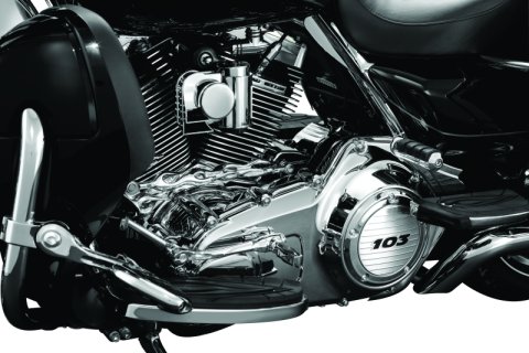 Kuryakyn Inner Primary Covers 8397 Covers, Steel, Chrome, Bolts Included, Harley-Davidson®, Kit thumbnail 7