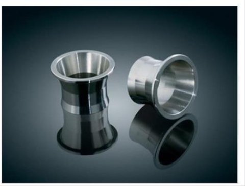 Kuryakyn Torque Cones 9155 Exhaust Inserts, Cones, Steel, Natural, 1.750 in. Diameter, Harley-Davidson®, Pair thumbnail 1