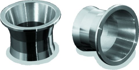 Kuryakyn Torque Cones 9155 Exhaust Inserts, Cones, Steel, Natural, 1.750 in. Diameter, Harley-Davidson®, Pair thumbnail 3