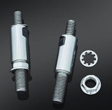 Kuryakyn Raised Mirror Adapters 1713 Stud Adapters, Raised, 10mm x 1.25 Stud Size, Pair thumbnail 1