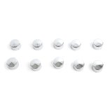Kuryakyn Kool Kaps Bolt Covers 2446 Covers, Kaps, Plastic, Chrome, 5/16 in. Head Size, Set of 10 thumbnail 1