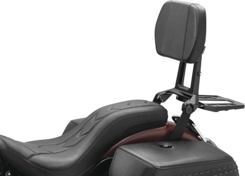 Kuryakyn Backrests 505102 NEO DRVR & PASSNGR BCKRST BLK