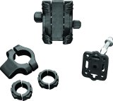Kuryakyn Tech-Connect Device Mounting Systems 1699 Handlebar Mount, Clamp, Composite, Black, Ball Mount Base Included, Kit thumbnail 2