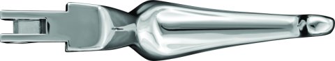 Kuryakyn Boss Blade Levers 1057 Brake and Clutch Lever, Aluminum, Chrome, Pair thumbnail 2