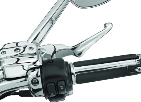 Kuryakyn Boss Blade Levers 1057 Brake and Clutch Lever, Aluminum, Chrome, Pair thumbnail 3