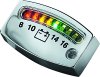 Kuryakyn LED Battery Gauges 4219 Gauge, LED, Digital, Voltage, Rectangular, Black Face, Chrome Bezel, Each thumbnail 7