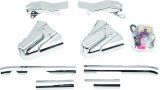 Kuryakyn Unlighted Phantom Swingarm Covers 8288 Covers, Phantom, Steel, Chrome, Harley-Davidson®, Kit thumbnail 3