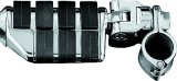 Kuryakyn ISO Pegs 7992 Foot Pegs, ISO, Highway, Dually Style, Steel, Chrome, Mounts, Clevis, 1 1/4 in. Magnum Quick Clamps, Kit thumbnail 3