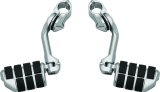 Kuryakyn Adjustable Tour-Tech Long Cruise Mounts 4529 Foot Peg Mounts, Mounts, Adjustable, Steel, Chrome, Dually ISO Pegs, Pair thumbnail 2