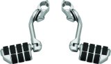 Kuryakyn Adjustable Tour-Tech Long Cruise Mounts 4529 Foot Peg Mounts, Mounts, Adjustable, Steel, Chrome, Dually ISO Pegs, Pair thumbnail 3