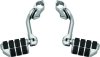 Kuryakyn Adjustable Tour-Tech Long Cruise Mounts 4529 Foot Peg Mounts, Mounts, Adjustable, Steel, Chrome, Dually ISO Pegs, Pair thumbnail 6