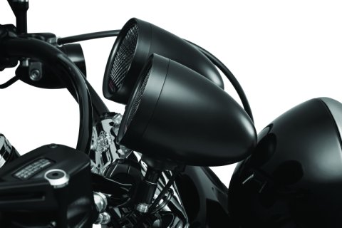 Kuryakyn Road Thunder Speaker Pods 2713 Speakers, Pods, Black, 3 in. Speakers, 100 W Peak, Handlebar Mount, Pair thumbnail 8