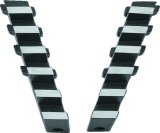 Kuryakyn Exhaust Port Fillers 7187 Exterior Trim Accent, Port, Aluminum, Black/Machined, Indian, Pair thumbnail 2