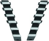 Kuryakyn Exhaust Port Fillers 7187 Exterior Trim Accent, Port, Aluminum, Black/Machined, Indian, Pair thumbnail 3