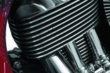 Kuryakyn Exhaust Port Fillers 7187 Exterior Trim Accent, Port, Aluminum, Black/Machined, Indian, Pair thumbnail 4