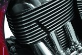 Kuryakyn Exhaust Port Fillers 7187 Exterior Trim Accent, Port, Aluminum, Black/Machined, Indian, Pair thumbnail 6