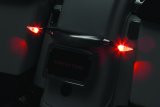 Kuryakyn Kellermann Micro Rhombus Collection Turn Signals 2543 Signal, Rhombus, LED, Clear Lens,Red/Amber Light, Chrome Housing, Each thumbnail 4