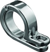 Kuryakyn P-Clamps 4018 Motorcycle P-Clamp, Stainless Steel, Chrome Finish, 7/8" - 1", Each thumbnail 2