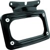 Kuryakyn Curved License Plate Frames 3149 Mounts, Steel, Black Painted, Kit thumbnail 2