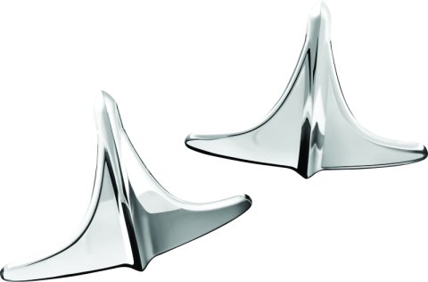 Kuryakyn Fender Accents 7217 Rear Accents, ABS Plastic, Chrome, Pair thumbnail 3