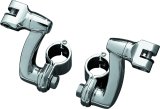 Kuryakyn Longhorn Offset Peg Mounts 7986 Foot Mounts, Longhorn, Offset, Front, Adjustable, Steel, Chrome, Pair thumbnail 3