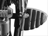 Kuryakyn ISO Pegs 4450 Pegs, Steel, Chrome, Wing Style, Pair thumbnail 1
