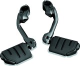 Kuryakyn Adjustable Tour-Tech Short Cruise Mounts 7584 Foot Pegs, Mounts, Adjustable, Trident Dually Style, Steel, Black Powdercoated, Pair thumbnail 2