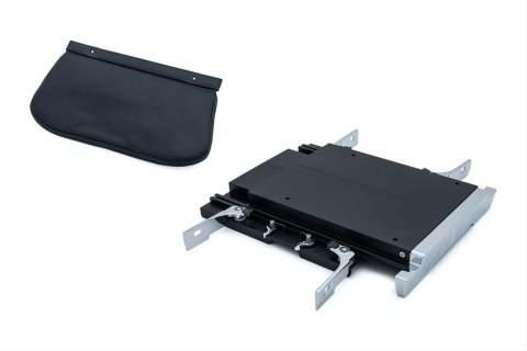 Kuryakyn Adjustable Tour-Pak Relocator Kits 8731 Saddlebag Mount, Bracket, Aluminum, Chrome, Harley-Davidson®, Each thumbnail 1
