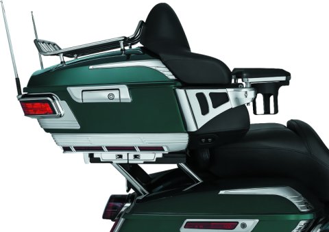 Kuryakyn Adjustable Tour-Pak Relocator Kits 8731 Saddlebag Mount, Bracket, Aluminum, Chrome, Harley-Davidson®, Each thumbnail 4