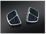 Kuryakyn Kinetic Mini Boards 7611 Floorboards, Boards, Steel, Chrome, 4.000 in. Width, 5.000 in. Length, Pair thumbnail 1