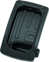 Kuryakyn Nova Curved Side-Mount License Plate Holders 3191 Mounting Bracket, Vertical Mount, Aluminum, Black Powdercoated, LED lighted, Universal, Each thumbnail 3