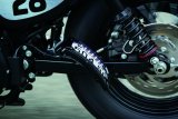 Kuryakyn Nova Curved Side-Mount License Plate Holders 3191 Mounting Bracket, Vertical Mount, Aluminum, Black Powdercoated, LED lighted, Universal, Each thumbnail 5