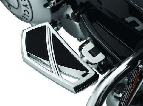 Kuryakyn Phantom Mini Boards 5772 Floorboards, Mini, Aluminum, Chrome, Driver/Passenger/Highway Bar Location, Pair thumbnail 2