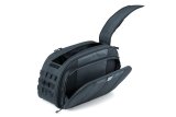 Kuryakyn Momentum Outrider Throw-Over Saddlebags 5209 Saddle Bag, Throw-Over, Fender, 1,200 Denier, Black, Universal, Each thumbnail 2