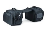 Kuryakyn Momentum Outrider Throw-Over Saddlebags 5209 Saddle Bag, Throw-Over, Fender, 1,200 Denier, Black, Universal, Each thumbnail 3