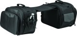 Kuryakyn Momentum Outrider Throw-Over Saddlebags 5209 Saddle Bag, Throw-Over, Fender, 1,200 Denier, Black, Universal, Each thumbnail 4