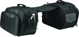 Kuryakyn Momentum Outrider Throw-Over Saddlebags 5209 Saddle Bag, Throw-Over, Fender, 1,200 Denier, Black, Universal, Each thumbnail 5