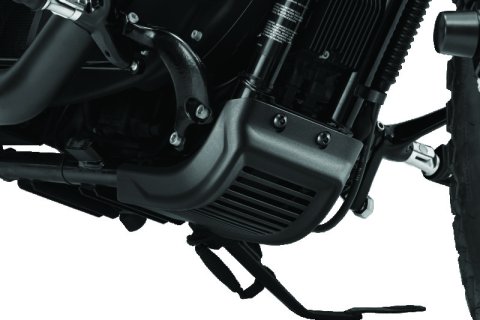 Kuryakyn Dillinger Skid Plates 6684 Plate, Dillinger, Slotted, Steel, Black Powdercoated, Harley-Davidson®, Each thumbnail 4