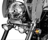 Kuryakyn P-Clamps 4017 Motorcycle P-Clamp, Stainless Steel, Chrome Finish, 1 1/2" - 1 5/8", Each thumbnail 1
