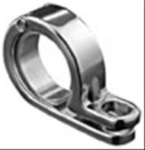 Kuryakyn P-Clamps 4017 Motorcycle P-Clamp, Stainless Steel, Chrome Finish, 1 1/2" - 1 5/8", Each thumbnail 2