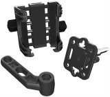 Kuryakyn Tech-Connect Device Mounting Systems 1698 Brake or Clutch Perch Mount, Clamp, Composite, Black, Ball Mount Base Included, Kit thumbnail 1