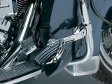 Kuryakyn Adjustable Tour-Tech Long Cruise Mounts 4528 Foot Peg Mounts, Short Mounts, Adjustable, Steel, Chrome, ISO-wings Foot Peg Style, Pair thumbnail 1