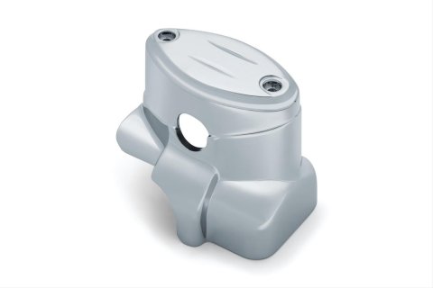 Kuryakyn Master Cylinder Covers 5180 Cover, Rear, Bolt On, Aluminum, Chrome, Indian, Each