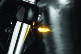 Kuryakyn Kellermann Micro Rhombus Collection Turn Signals 2850 Signal, Rhombus, LED, Clear Lens, Amber Light, Black Housing, Each thumbnail 5